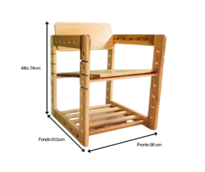 trono pequeño medidas