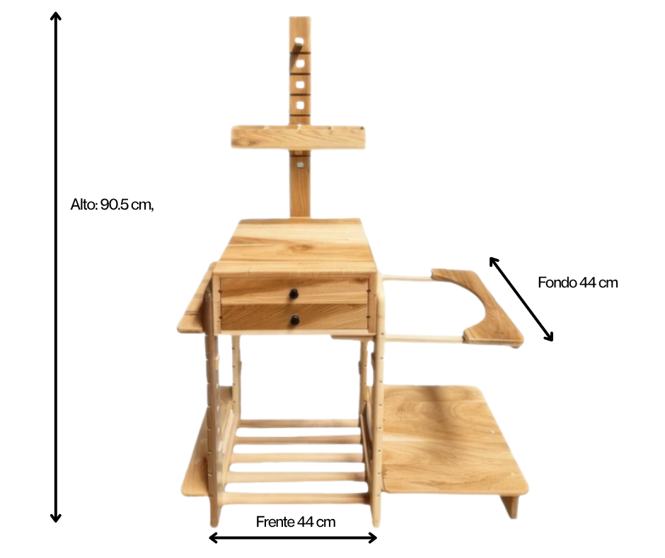 consola golf medidas