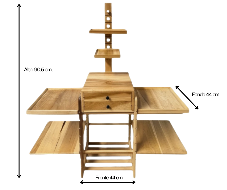 consola grill medidas